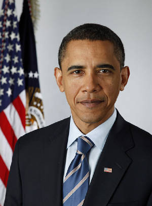 Official Portrait of Barack Obama, ca 2009